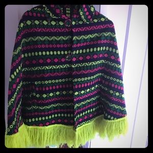 🔴- One of a Kind - Vintage  Poncho ⚡️